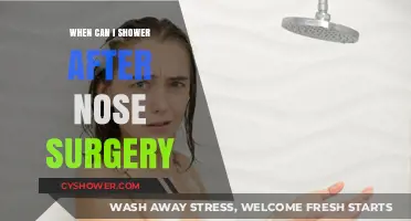 Post-Nose Surgery Shower Guidelines: When It’s Safe to Cleanse