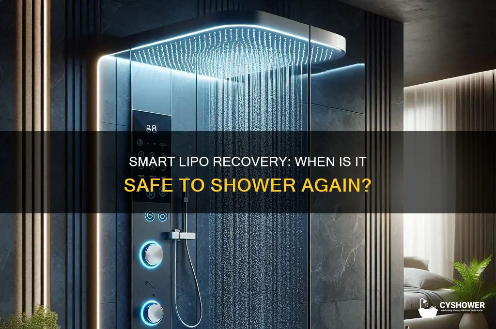 when can i shower after smart lipo