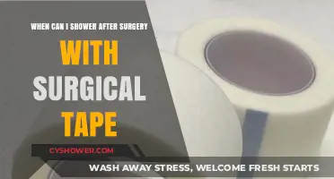 Post-Surgery Shower Guide: When to Safely Remove Surgical Tape