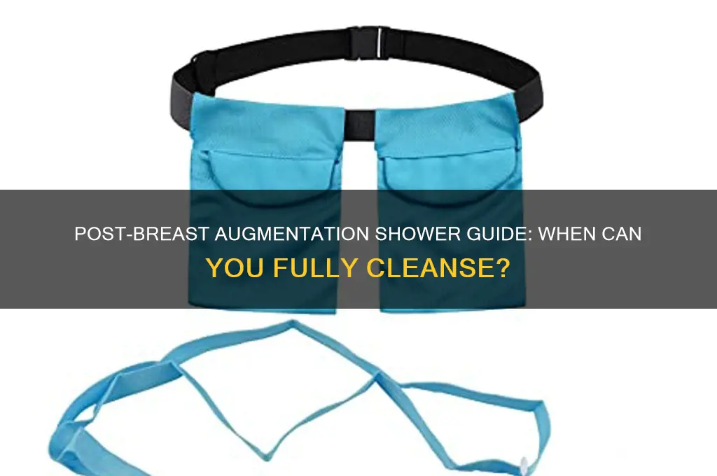 when can i take a full shower after breast augmentation