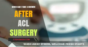 Post-ACL Surgery Shower Guidelines: When Is It Safe to Get Wet?
