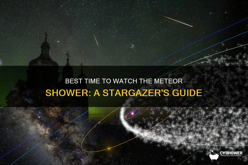when can i watch the meteor shower