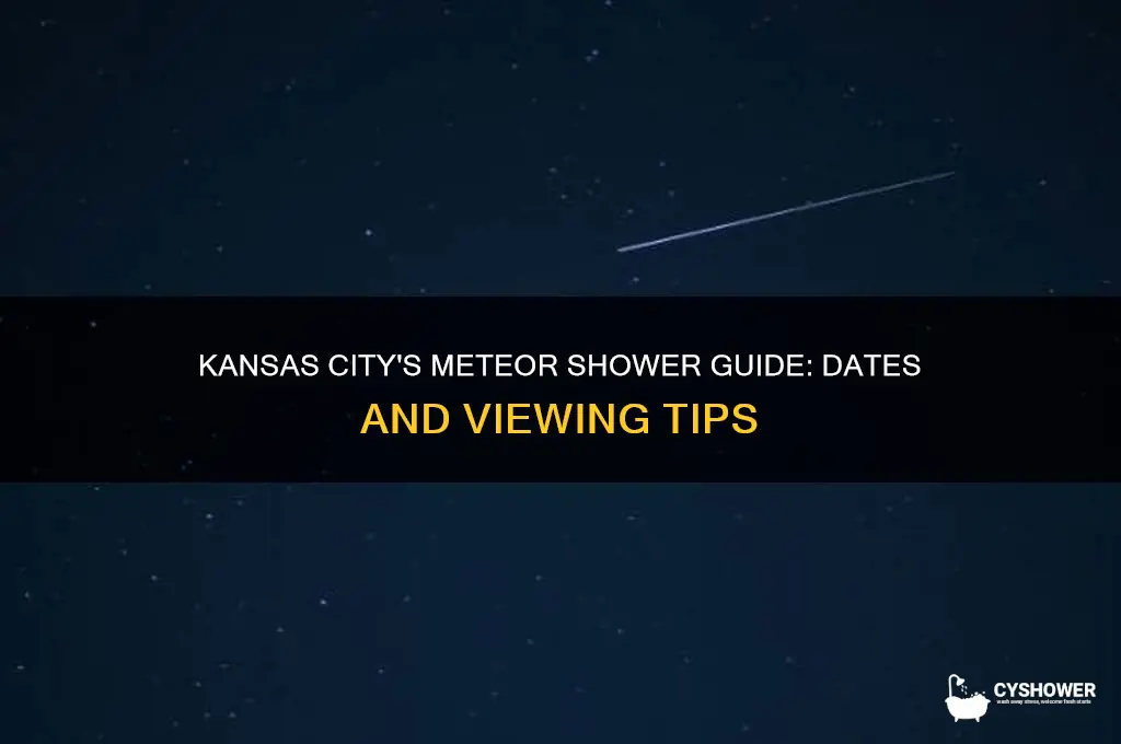 when can we see meteor shower in kansas city