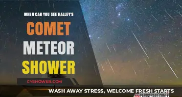 Halley's Comet Meteor Shower: When and Where to Watch