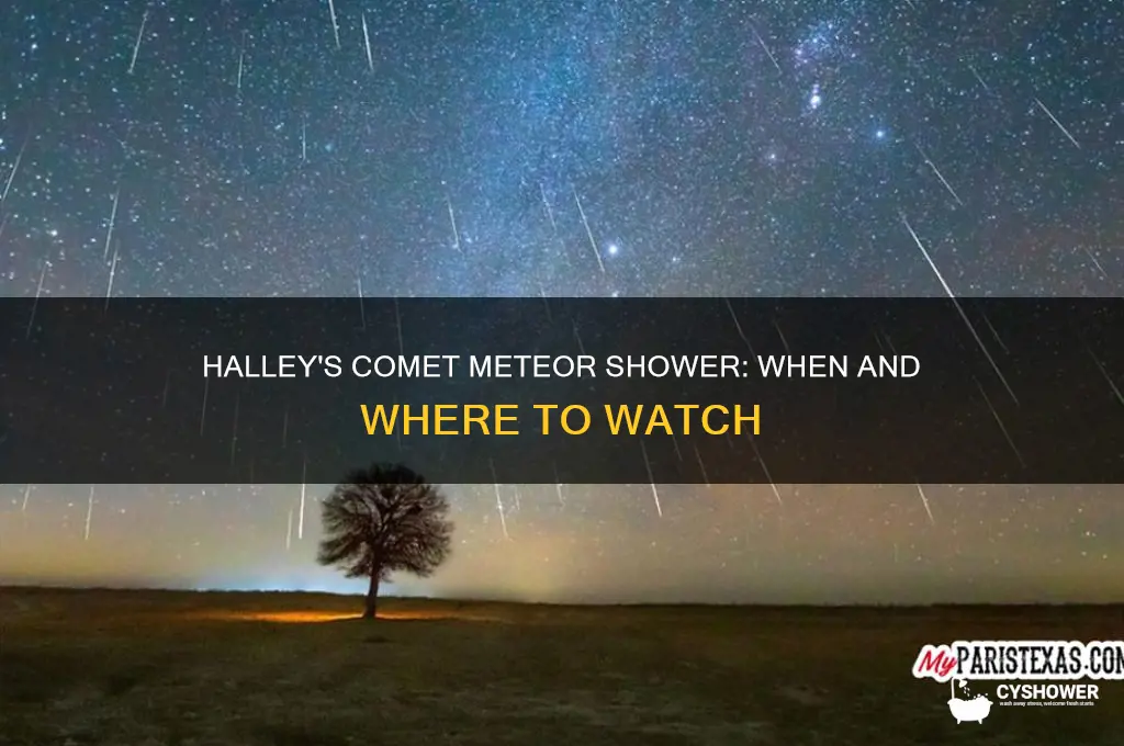 when can you see halley