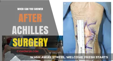 Post-Achilles Surgery Shower Guidelines: Timing and Recovery Tips