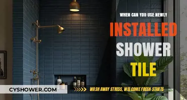 New Shower Tile Installation: When It's Safe to Use