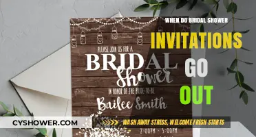 Perfect Timing for Bridal Shower Invites: When to Send Them Out