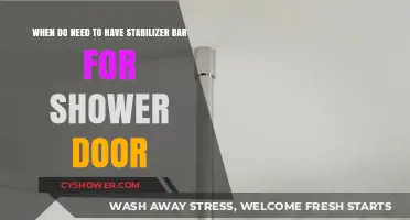 When to Install a Stabilizer Bar for Your Shower Door