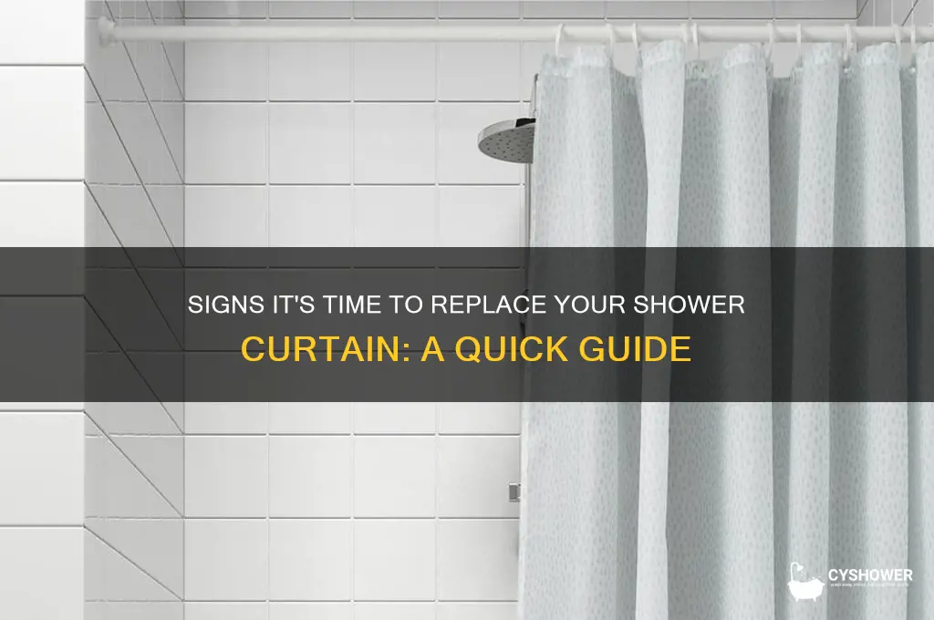 when do you change your shower curtain