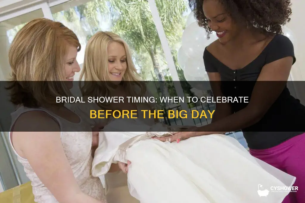 when does a bridal shower normally take palc