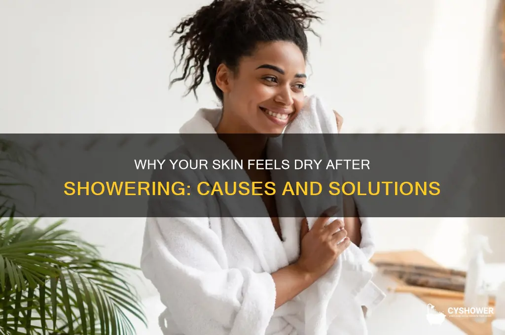 when does skin get dry after shower