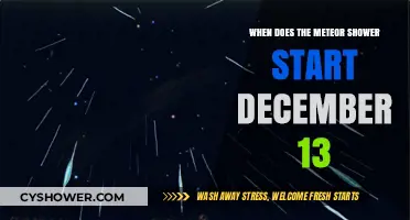 December 13 Meteor Shower: Start Time and Viewing Tips