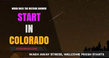 Colorado's Meteor Shower 2023: Start Time and Viewing Tips
