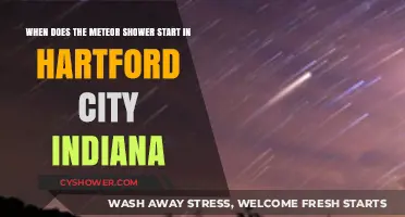 Hartford City Indiana Meteor Shower Start Time and Viewing Tips