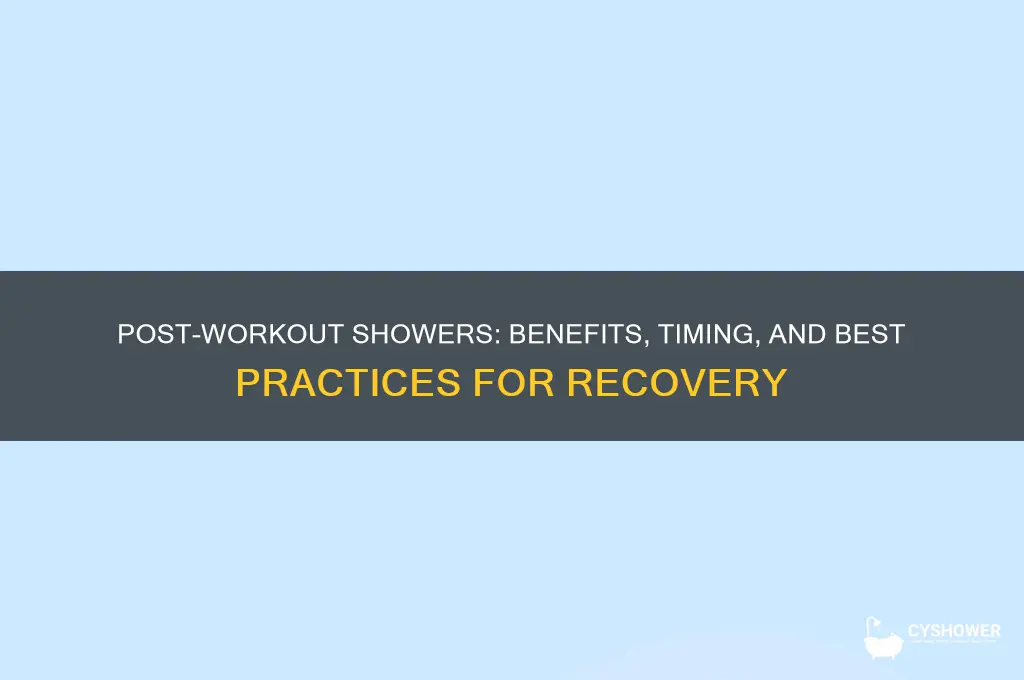 when done excercising is it goos to take a shower