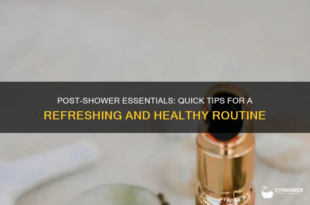 when getting out of shower