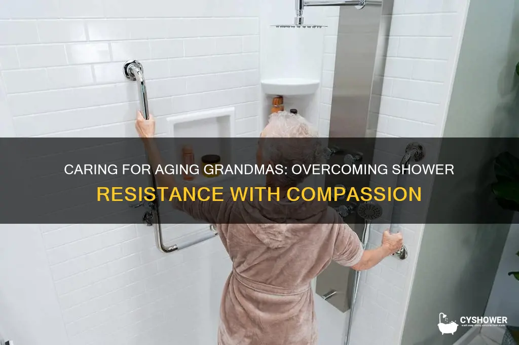 when grandma gets old and wont shower