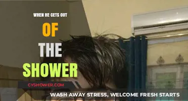 Post-Shower Moments: Capturing His Fresh and Relaxed Essence