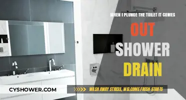 Plunging Toilet Causes Shower Drain Overflow: Causes and Solutions