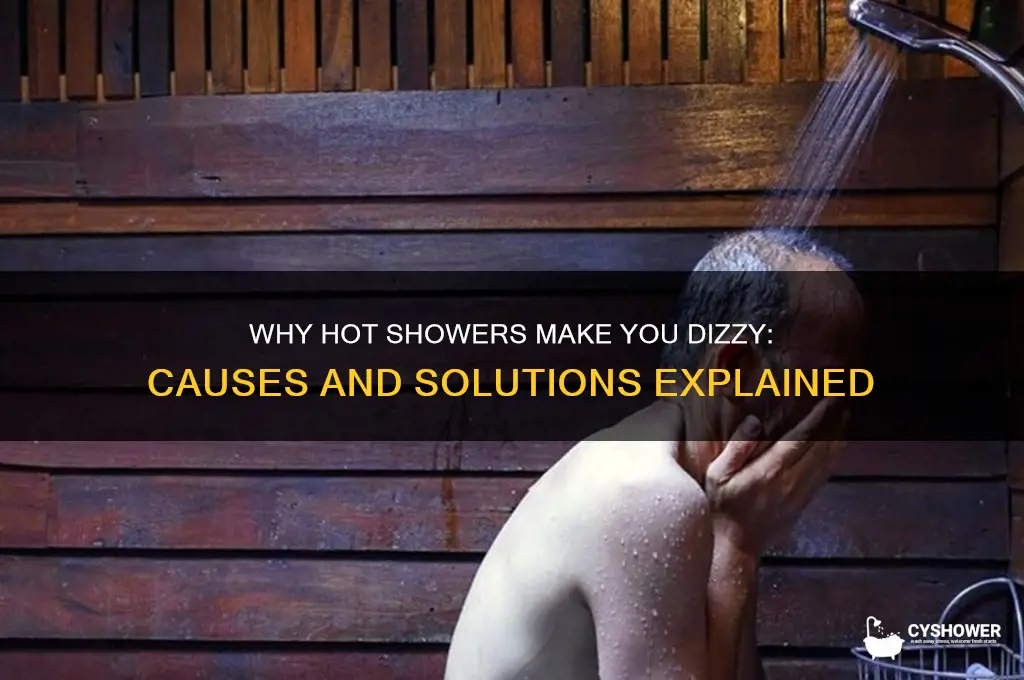 when i take a really hot shower i get dizzey