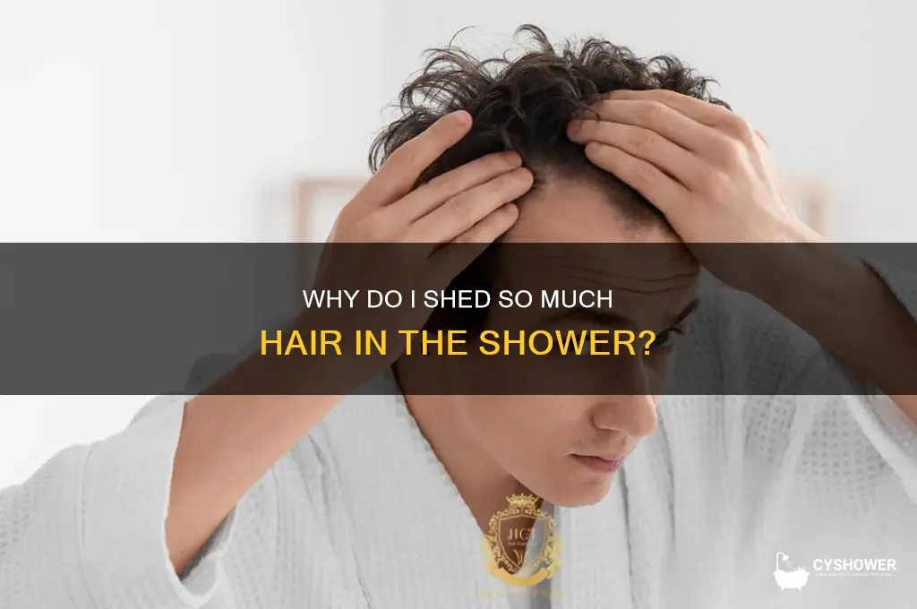 when i take a shower a lot of hair
