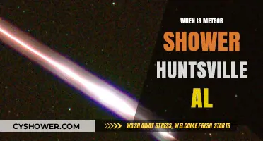 Best Time to Watch Meteor Showers in Huntsville, Alabama
