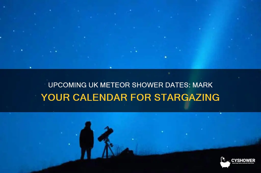 when is next meteor shower in uk