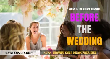 Perfect Timing: When to Host the Bridal Shower Before the Wedding
