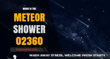 Mark Your Calendar: 2023's Meteor Shower 02360 Peak Dates Revealed