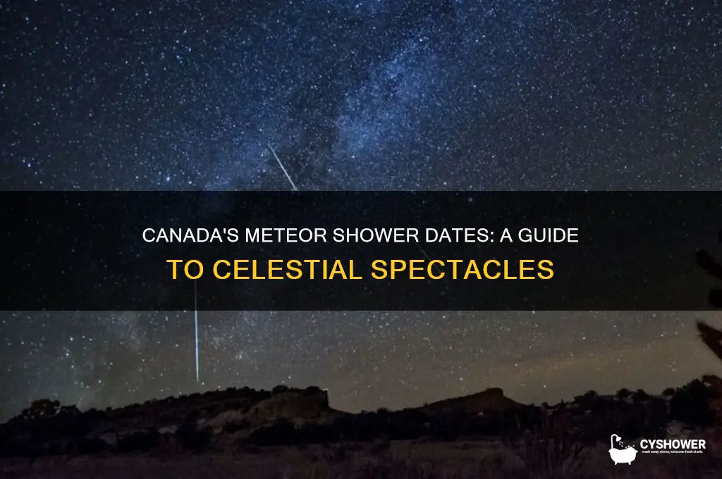 when is the meteor shower in canada
