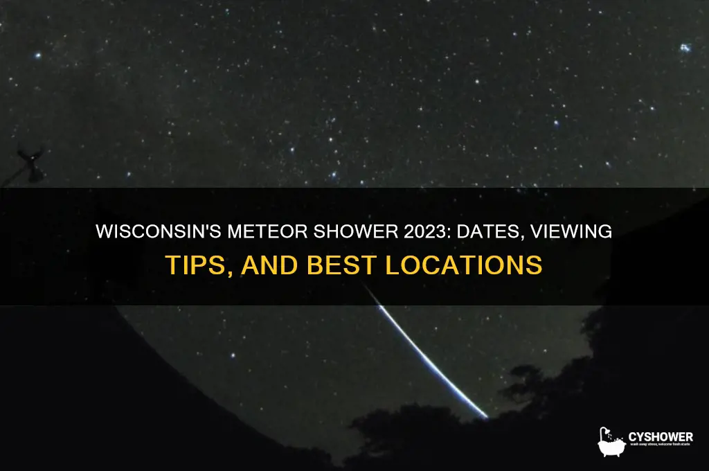 when is the meteor shower in wisconsin