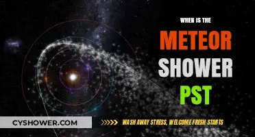 When to Watch the Meteor Shower in PST Time Zone