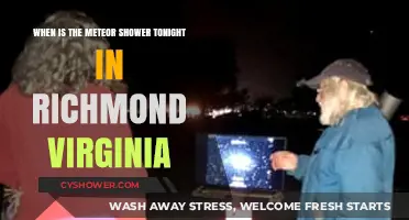 Richmond's Night Sky: Meteor Shower Viewing Time Tonight