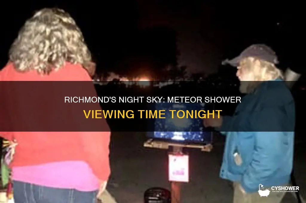 when is the meteor shower tonight in richmond virginia