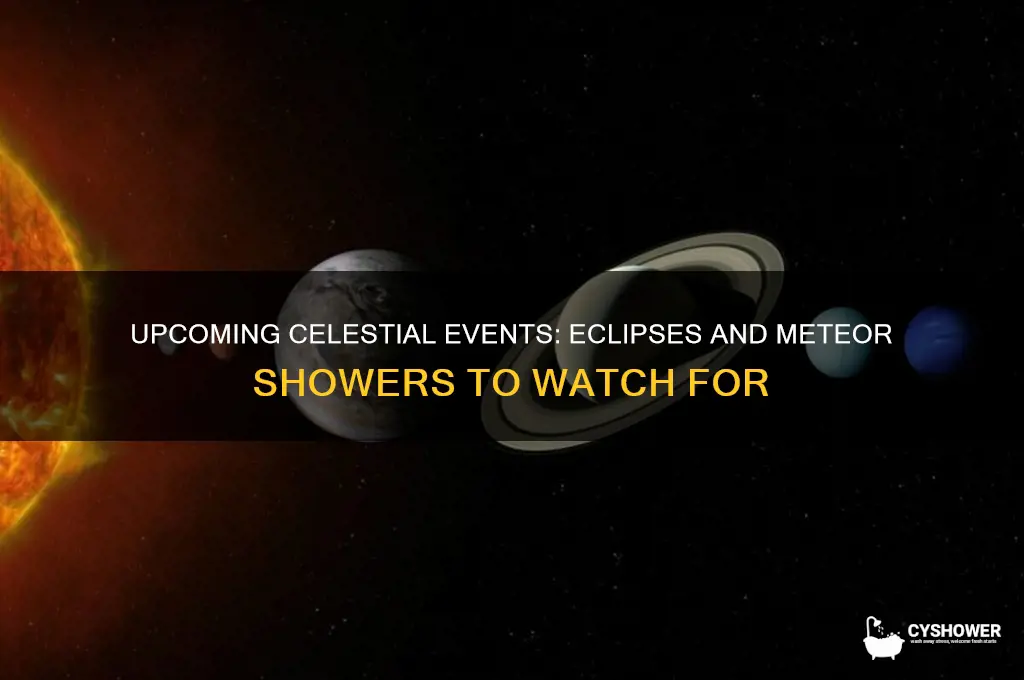 when is the next eclipse and meteor shower
