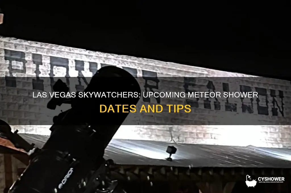when is the next meteor shower in las vegas