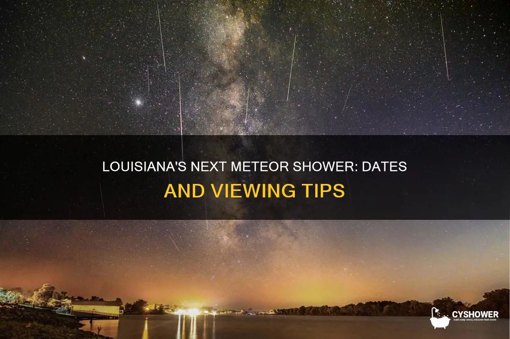 when is the next meteor shower in louisiana