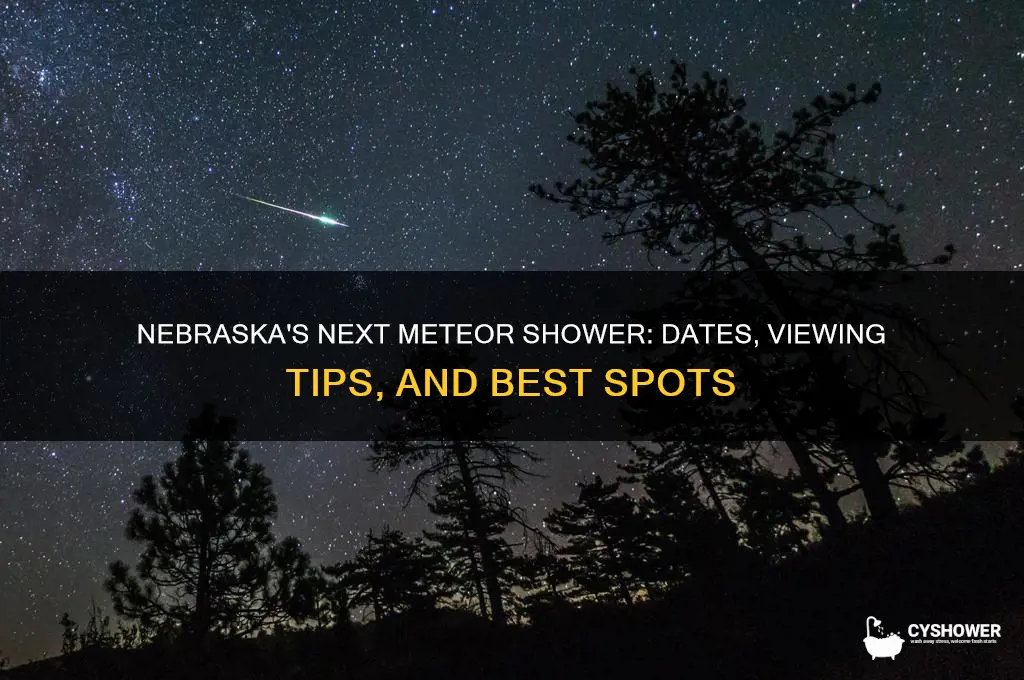 when is the next meteor shower in nebraska