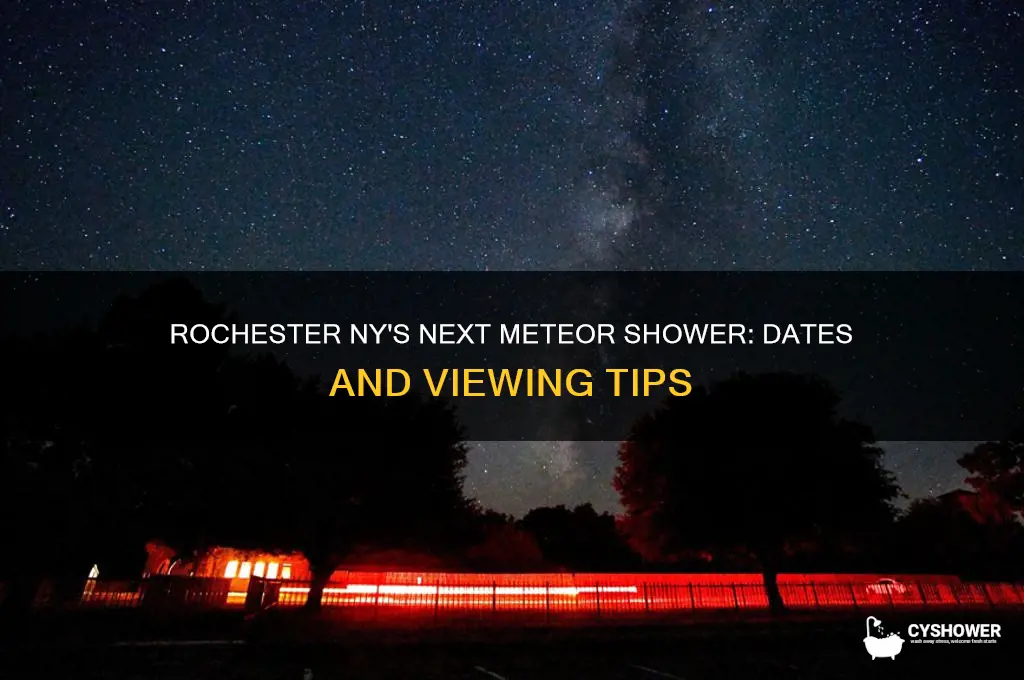 when is the next meteor shower in rochester ny