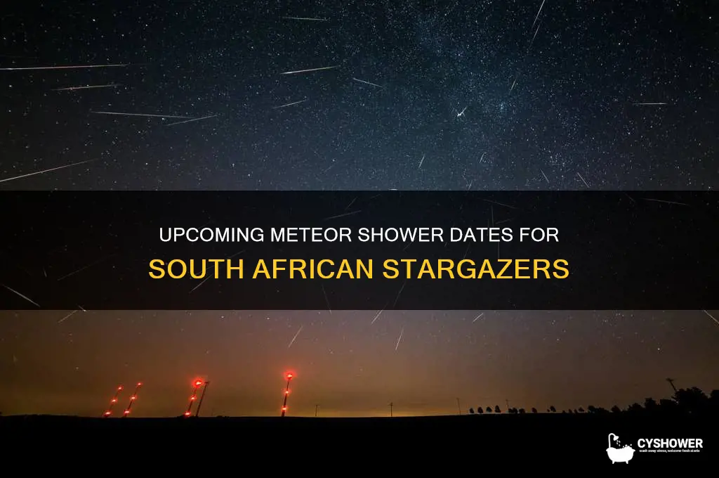 when is the next meteor shower in south africa