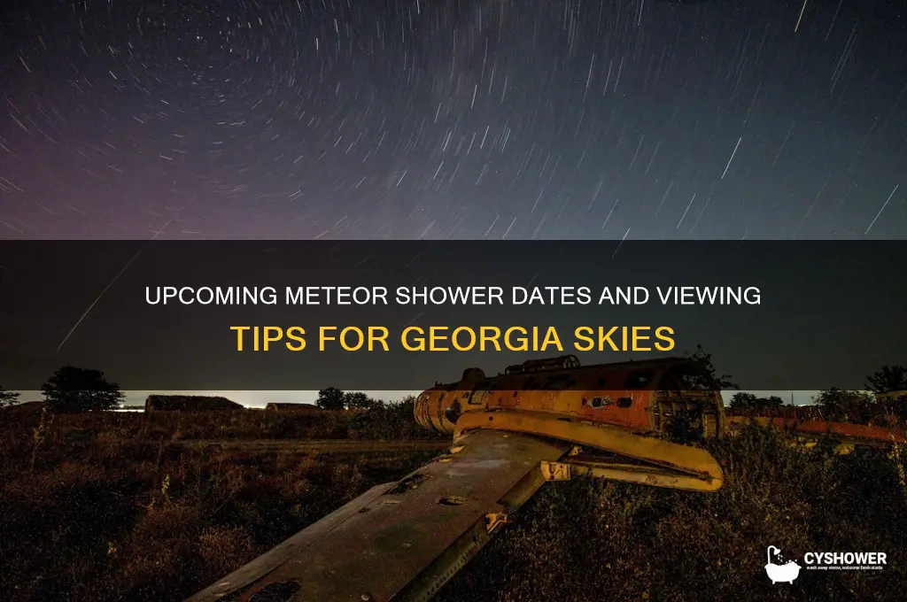 when js the next meteor shower over georgia