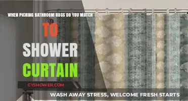 Bathroom Rugs and Shower Curtains: To Match or Not?