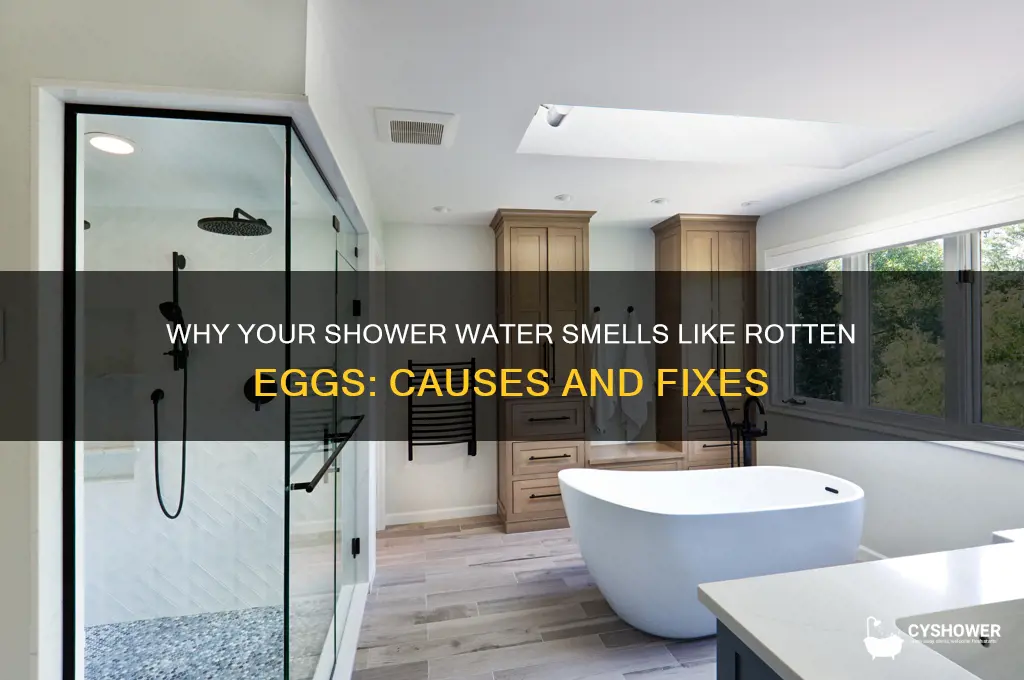 when shower water smells like rotten eggs
