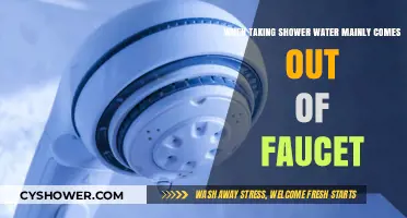 Why Shower Water Primarily Flows from the Faucet: A Quick Explanation
