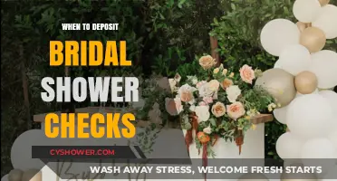 Bridal Shower Check Etiquette: When to Deposit Your Wedding Gifts