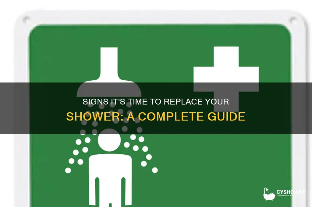 when to get shower replaced