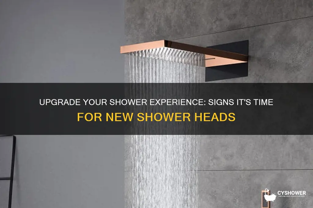 when to install new shower heads