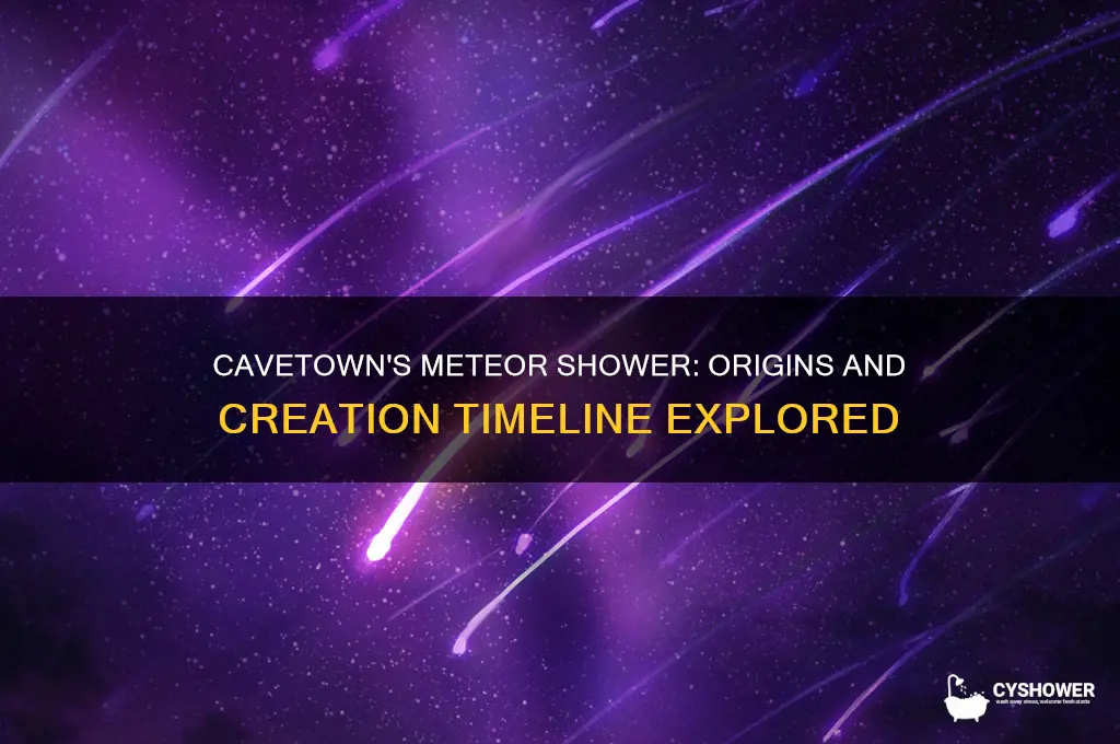 when was meteor shower made cavetown