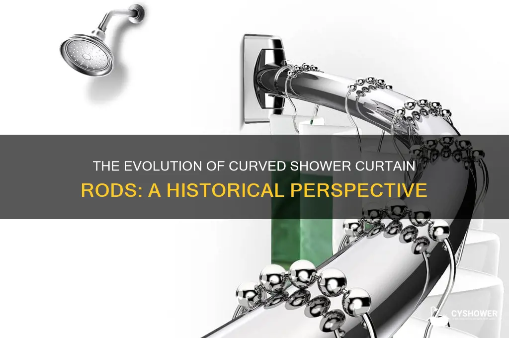 when was the first curved shower curtain rod